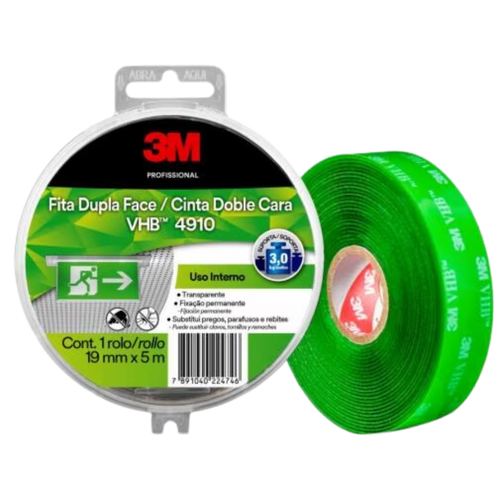 Cinta Doble Fax Vhb 3/4x5mts 3m 4910