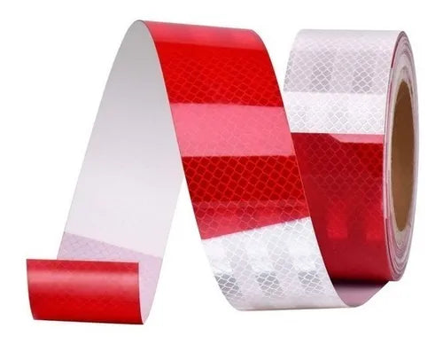 Cinta Reflectiva 3m Blanca-roja 2