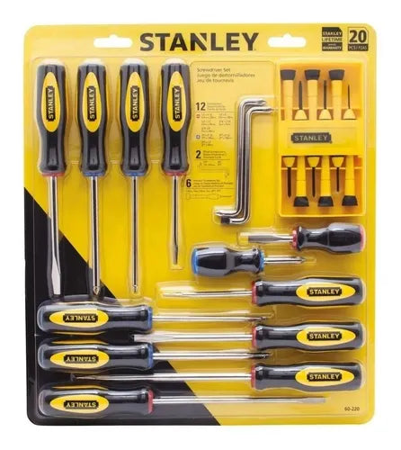 Juego Destornillador 20 Piezas Stly