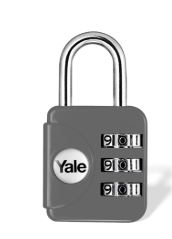 Candado Yale Viajero Gris