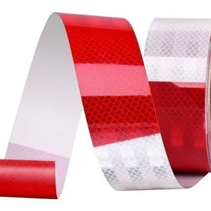 Cinta Reflectiva 3m Blanca-roja 2